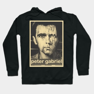 peter gabriel - brown cream  retro shirt Hoodie